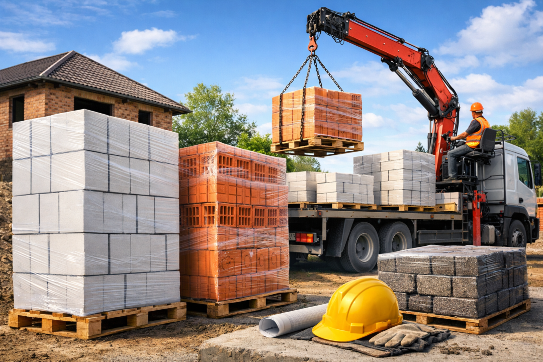 Доставка строительных блоков