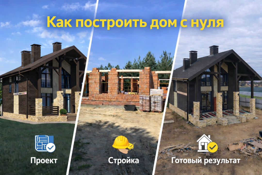 Как построить дом с нуля