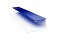 Планка П-образная 0,45 PE с пленкой RAL 5002 ультрамариново-синий