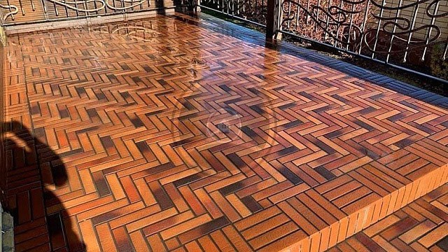 , stroeher, trotuarnaya_plitka, korichnevo_krasnyy, landshaftnyy_dizayn