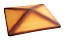 Клинкерный заборный оголовок KING KLINKER 11 Desert rose tone, 445*445*90 мм