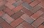 Тротуарная клинкерная брусчатка Penter Rotblaubunt с фаской, 200*100*45 мм