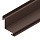 3-D Угол сайдинга 100х100 внутр. фактур. (Тёмно-коричневый матовый (RR32))