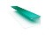Планка П-образная 0,45 PE с пленкой RAL 5021 водная синь