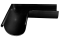 Угол желоба внешний Optima Matt 90гр 125мм RAL 9005