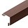3-D Угол сайдинга 100х100 наруж. (Коричневый (RAL8017))