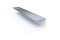 Планка П-образная 0,45 PE с пленкой RAL 9006 бело-алюминиевый