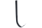 Крюк длинный Grand Line 125 мм RAL 7024 мокрый асфальт