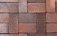 Тротуарная клинкерная брусчатка Muhr №04S Rotbraun-bunt spezial, 200*100*40 мм
