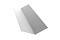 Планка ендовы верхней 145х145 0,45 PE с пленкой RAL 9003 сигнальный белый