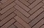 Тротуарная клинкерная брусчатка Penter Baltic Klinker Pavers Braun, 250*60*52 мм