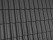 Цементно-песчаная черепица рядовая, Протектор, Графит, Braas