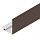 Профиль для оконных и дверных проёмов 100/100 факт (Тёмно-коричневый матовый (RR32))