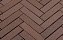 Тротуарная клинкерная брусчатка Penter Baltic Klinker Pavers Braun, 250*60*52 мм
