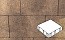 Плитка тротуарная Готика Natur FERRO, Квадрат, Юпитер, 300*300*40 мм