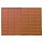 Тротуарная плитка BRAER Прямоугольник, Оранжевый, 200х50, h=60 мм