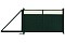 Ворота откатные Эстет Плюс 2,0х4,5 RAL 6005/1014