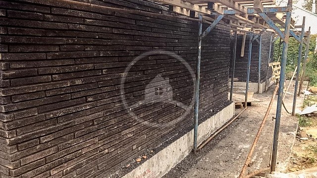 , perel, tandem, oblitsovochnyy_kirpich, tsvetnye_kladochnye_smesi, chernyy, stena