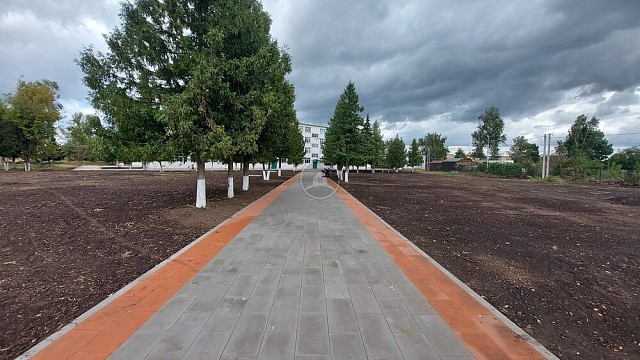 , steinrus, trotuarnaya_plitka, oranzhevyy, seryy, landshaftnyy_dizayn