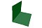 Угол внутренний 110х110 0,45 PE с пленкой RAL 6002 лиственно-зеленый