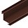 3-D Угол сайдинга 100х100 внутр. (Коричневый (RAL8017))