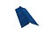 Планка конька плоского 150х40х150 0,7 PE с пленкой RAL 5005 сигнальный синий