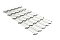 Металлочерепица "Квинта плюс3D" ("Kvinta plus3D") 0,5 Satin RAL 9003 сигнальный белый