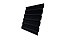 Профнастил С20В Grand Line 0,5 Quarzit lite RAL 9005 черный