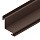 3-D Угол сайдинга 100х100 внутр. (Тёмно-коричневый матовый (RR32))
