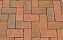 Клинкерная брусчатка Lode Rudite пестрая шероховатая, 200*100*52 мм