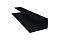 Планка П-образная 0,5 Quarzit lite с пленкой RAL 9005 черный