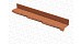 Планка примыкания правая  Decra Cl терракота