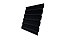 Профнастил С20В Grand Line 0,5 PurLite Мatt RAL 9005 черный