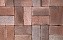 Тротуарная клинкерная брусчатка Muhr №04 Rotbraun-bunt, 200*100*52 мм