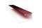 Планка П-образная 0,5 Satin с пленкой RAL 3005 красное вино