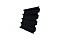 Профнастил H60R Grand Line 0,5 GreenCoat Pural BT, matt RR 33 черный (RAL 9005 черный)