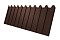 Профнастил С8А фигурный 0,5 Velur20 RAL 8017 шоколад