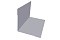 Угол внутренний 110х110 0,7 PE с пленкой RAL 7004 сигнальный серый
