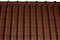 Керамическая черепица Tondach Rumba, Темно-коричневый
