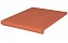Клинкерная ступень венецианская гладкая King Klinker 01 Ruby red, 330*245*14 мм