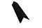 Планка торцевая 80х100 0,5 GreenCoat Pural Matt RR 33 черный (RAL 9005 черный)