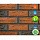 Кирпич Terca Red flame редуцированный с песком облицовочный, 250*85*65 мм