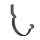 Крюк короткий усиленный модернизированный с комплектом крепления, 90/125 (00000031913)