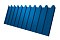Профнастил С8А фигурный 0,45 PE с пленкой RAL 5005 сигнальный синий
