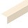 Планка угловая внешняя 50х50мм фактурная (Слоновая кость матовый (RAL1015))