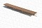 Планка фронтонная правая AeroDek Firenze тик
