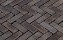 Клинкерная брусчатка ригельная Vandersanden Ancona Antica коричнево-черный, 204*76*50 мм