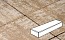 Плитка тротуарная Готика Natur, Паркет, Гоби, 300*100*60 мм