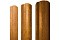 Штакетник М-образный B фигурный 0,45 Print Twincolor Golden Wood