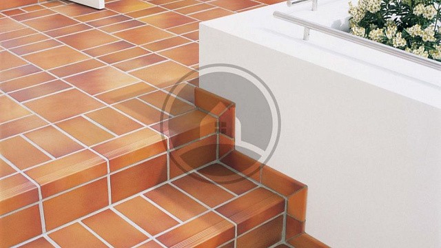 , stroeher, klinkernye_stupeni, oranzhevyy, vkhodnaya_gruppa, landshaftnyy_dizayn